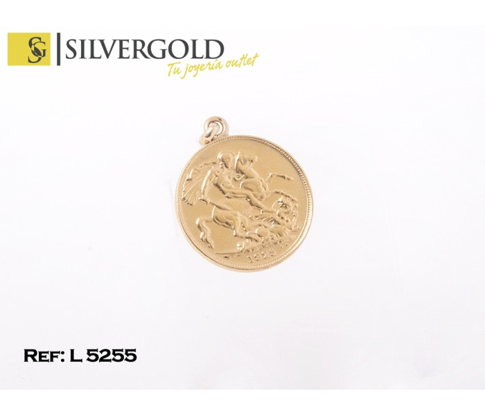 1-1-866-1-Colgante moneda libra de 1925 L5255