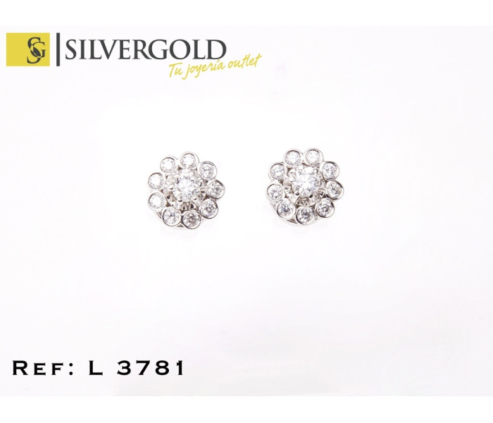 1-5-430-1-Pendientes desmontables oro blanco rosetAtildesup3n diamantes L3781