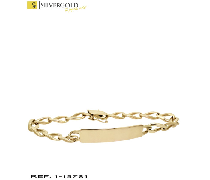 1-1-15781-1-Pulsera oro rosa 18Kt. tipo esclava